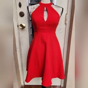 Minuet red party dress